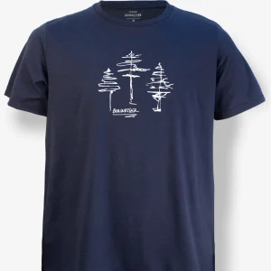 T-Shirt Homme Marine - Trois Arbres