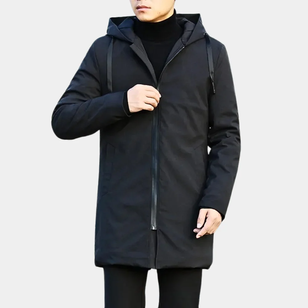 Manteau d'hiver doublé pour homme | Imperméable – Image 3