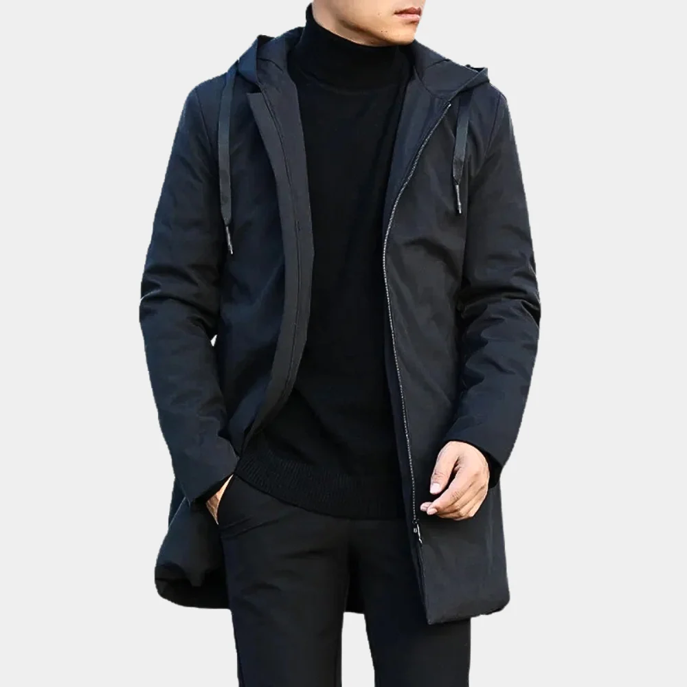 Manteau d'hiver doublé pour homme | Imperméable – Image 6