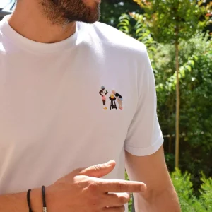 T shirt brodé - Barbecue des vacances