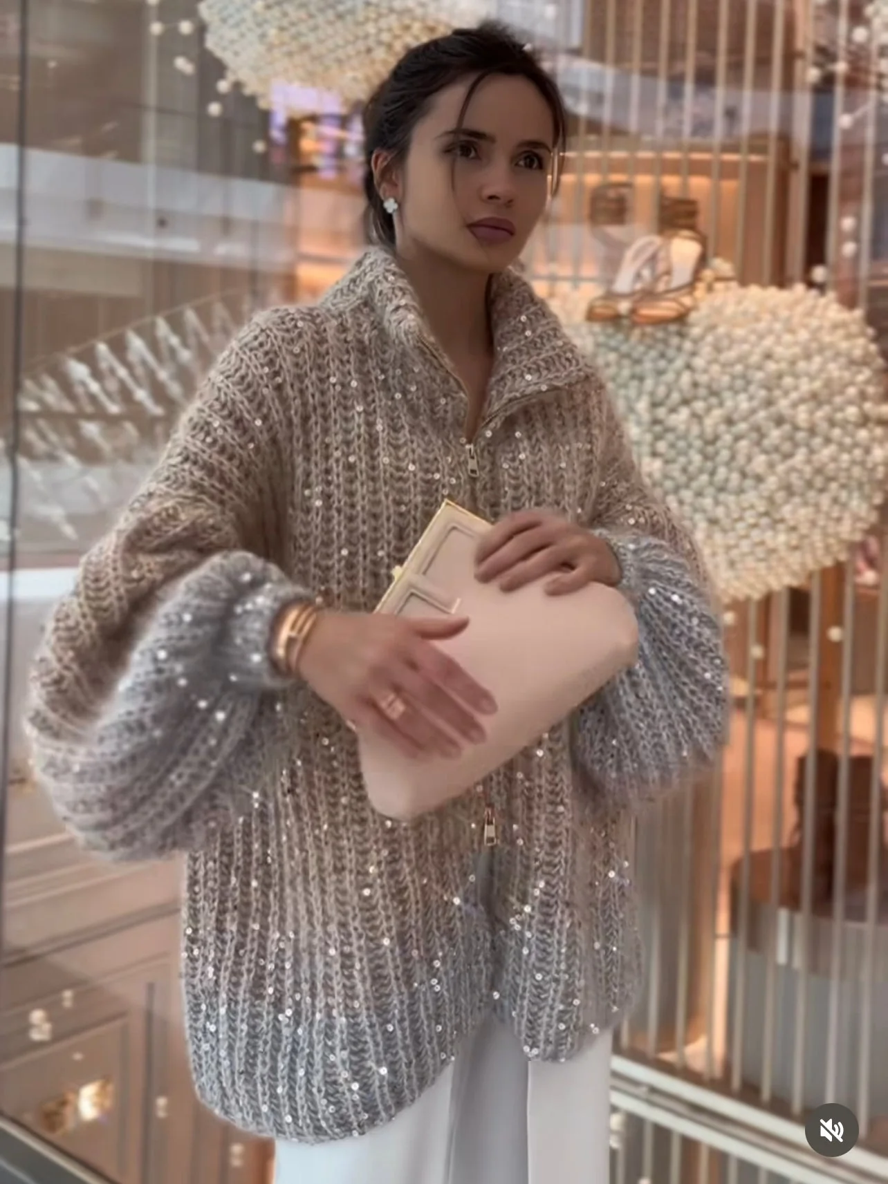 Aimee | Pull à paillettes pour femmes | Chaud – Image 2