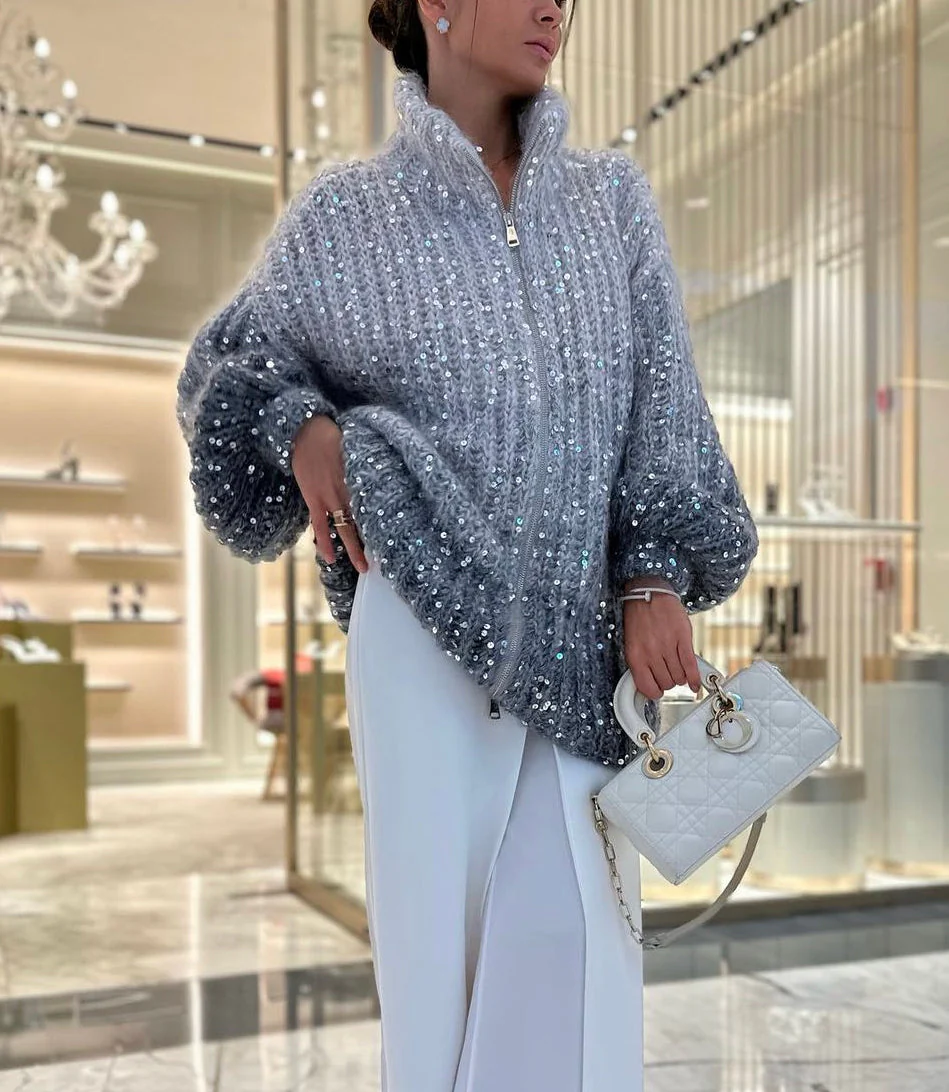 Aimee | Pull à paillettes pour femmes | Chaud – Image 6