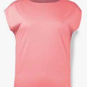 T-Shirt Mérinos Femme Rose Ultra Léger - Madrid