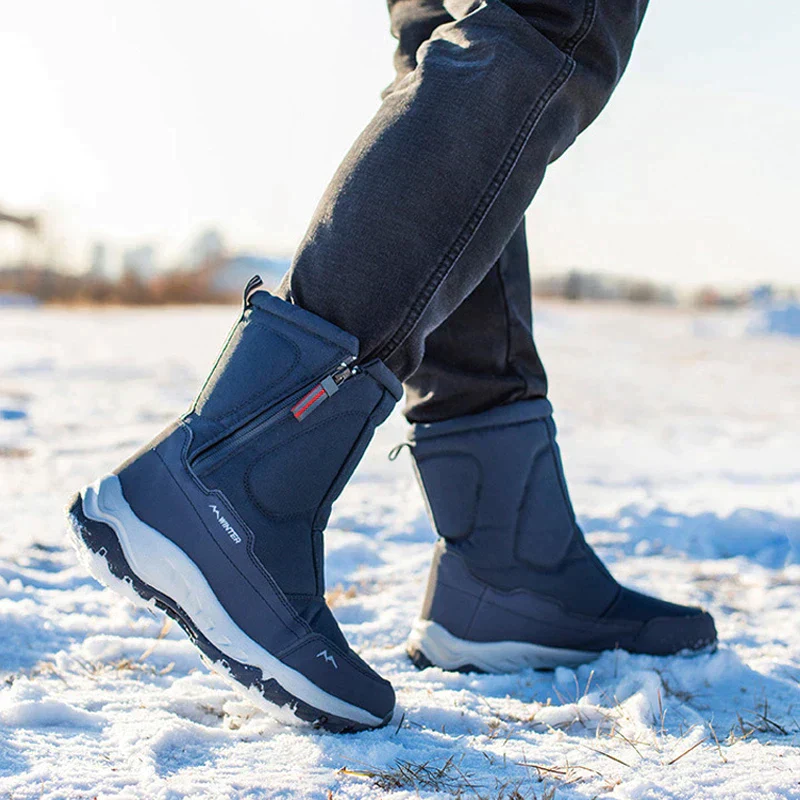 Bottes de neige en maille pour hommes | Hiver