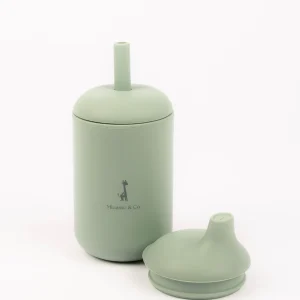Micasso & Co. -  Gobelet en silicone à paille et à bec