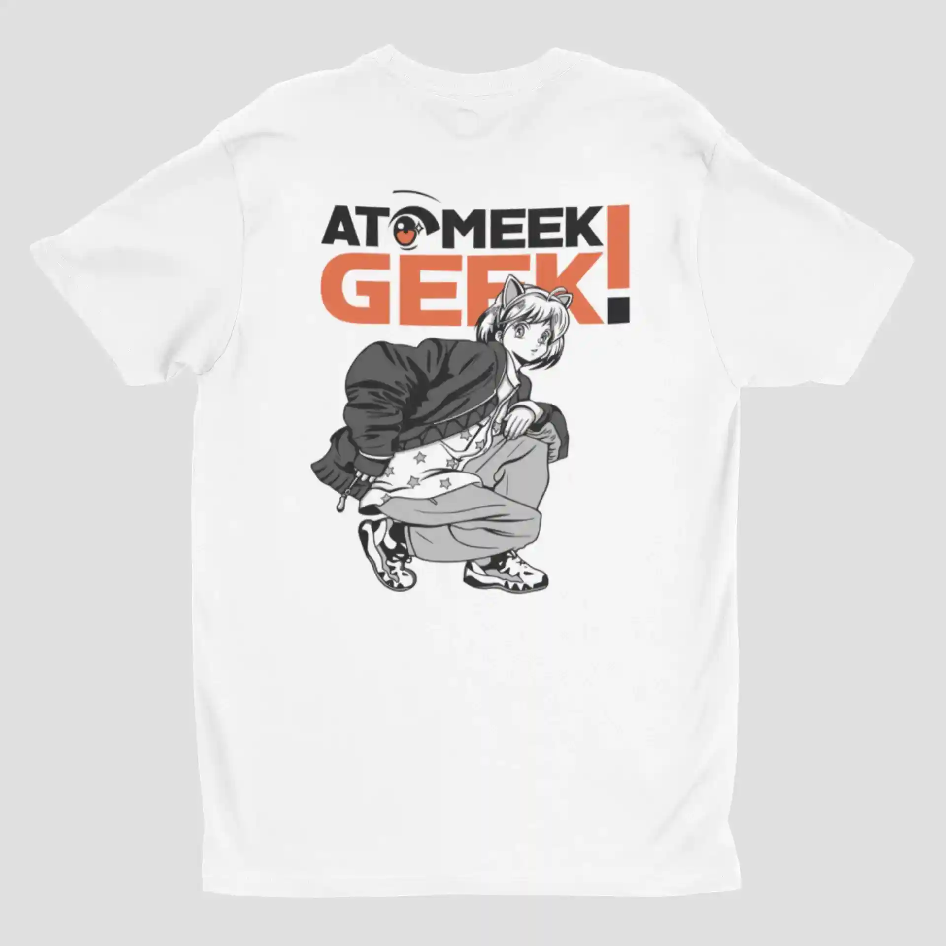 Neko / Blanc - T-shirt Unisexe – Image 2