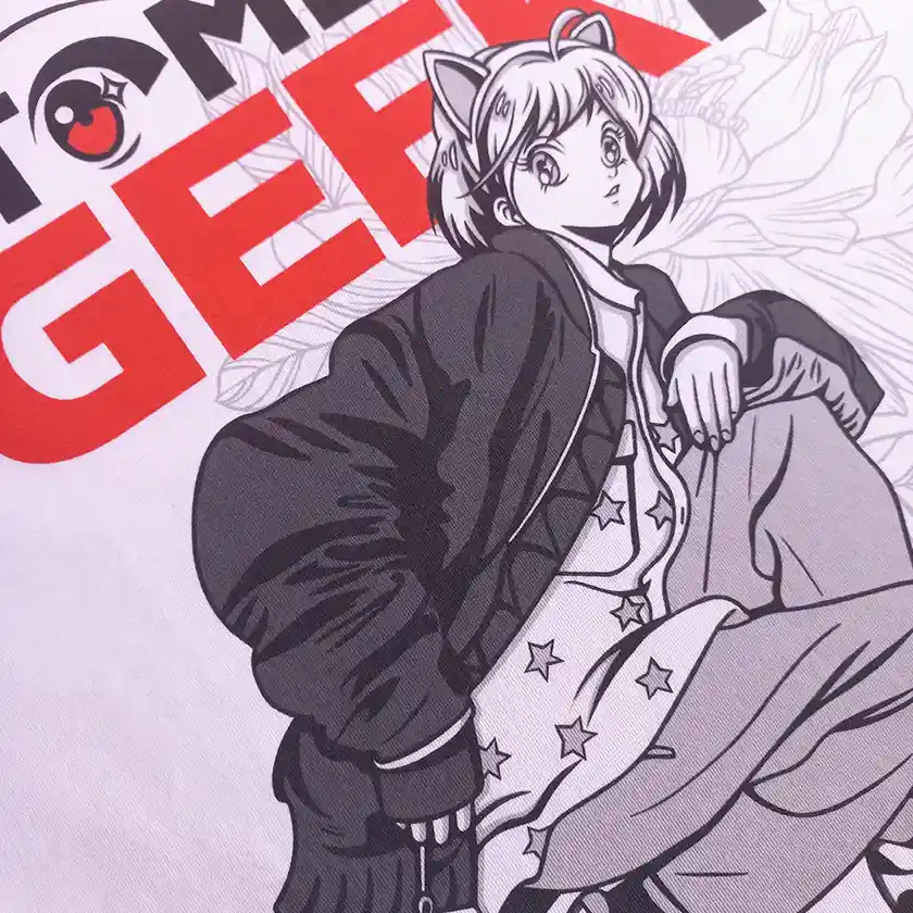 Neko / Blanc - T-shirt Unisexe – Image 6