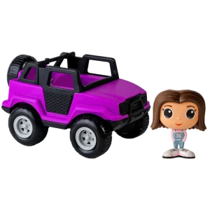 Flek - Véhicule tout-terrain Mauve avec figurine - Kim