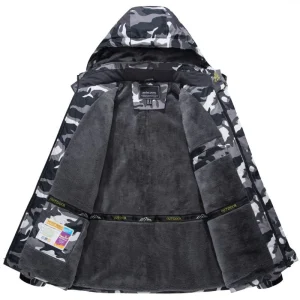 Veste d'hiver imperméable et isolée pour hommes | Chaude