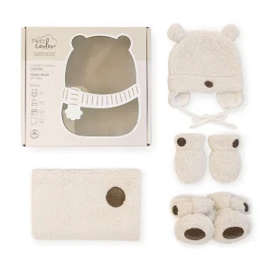 Petit Coulou - Coffret Cadeau Ourson Sherpa - 0-6 mois