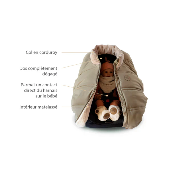Petit Coulou - Housse légère col corduroy - Lichen – Image 5