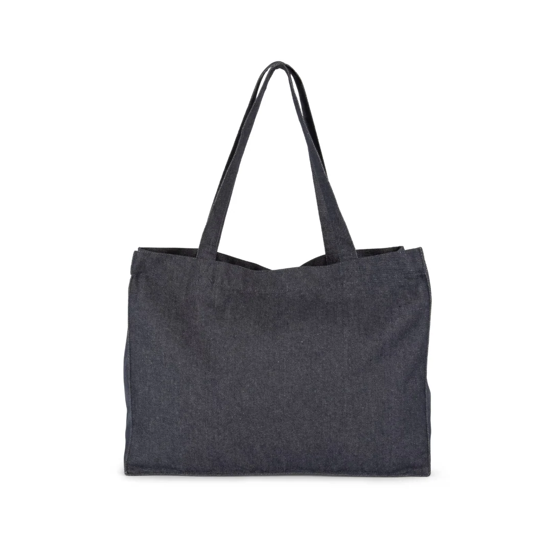 Sac Chocolatine Denim Blanc – Image 3