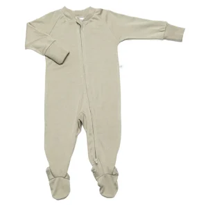 Perlimpinpin - Pyjama en bambou - Uni - Taupe
