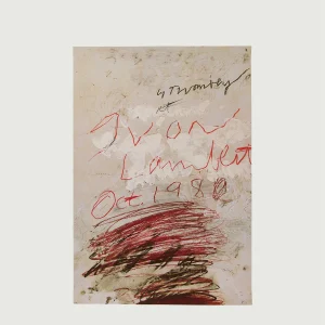 AFFICHE 'POSTER PROJECT' (1980) NOIRE