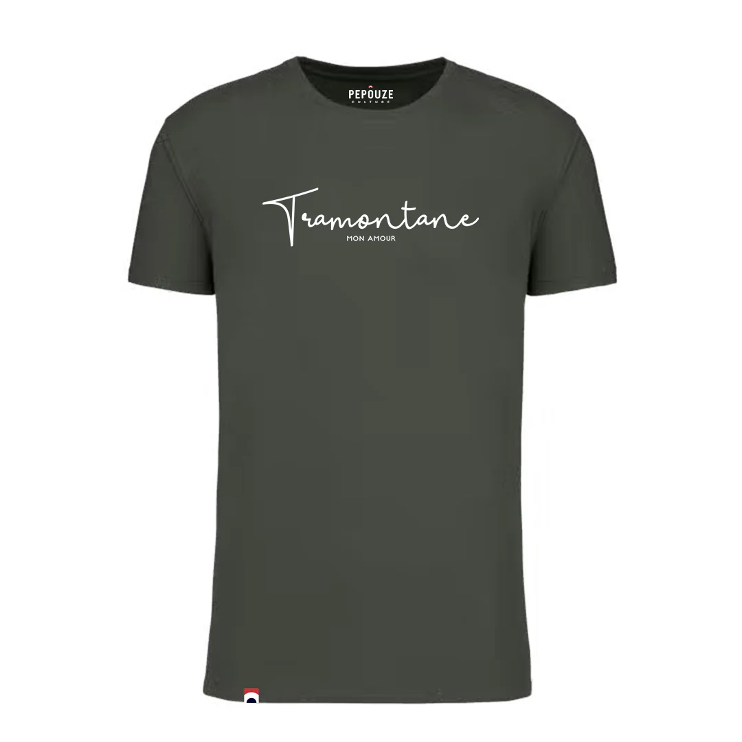 Tee-Shirt Adulte Tramontane Kaki Blanc
