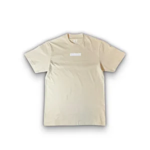 T-Shirt Regular En Coton En Beige Avec Logo