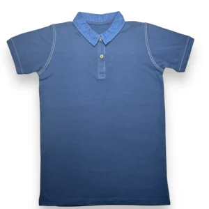 Polo Bleu Femme Hermiona En Coton