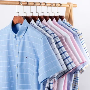 Chemise boutonnée pour hommes | Manches courtes