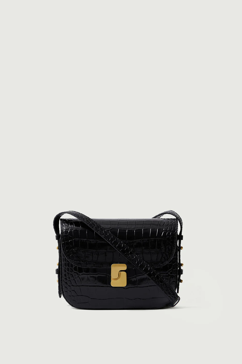 SAC BELLISSIMA MINI NOIR CROCO