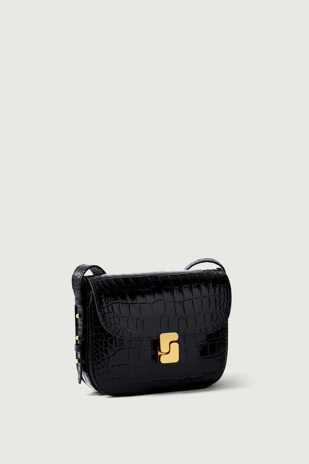 SAC BELLISSIMA MINI NOIR CROCO – Image 3
