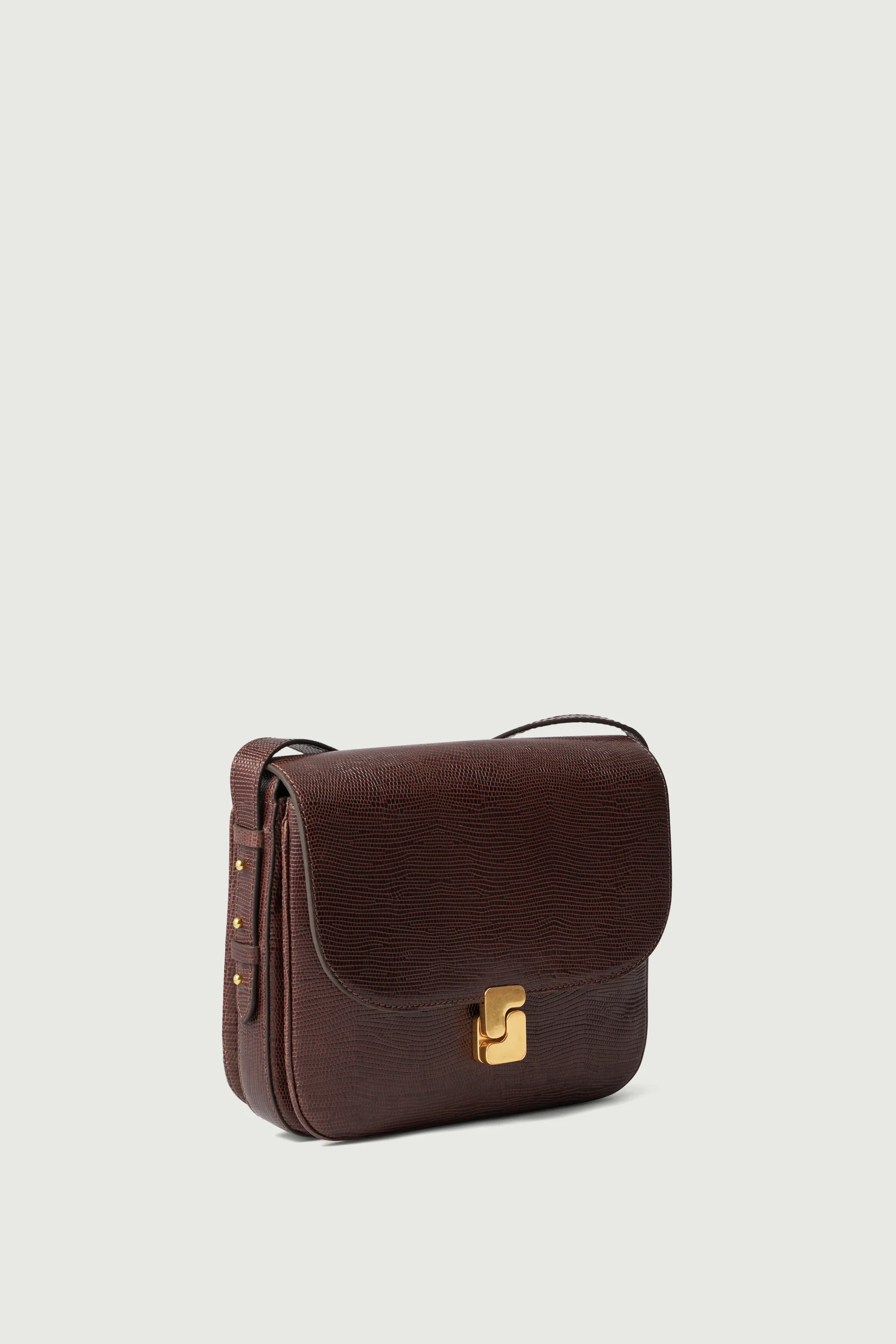 SAC BELLISSIMA MAXI MARRON LÉZARD – Image 3