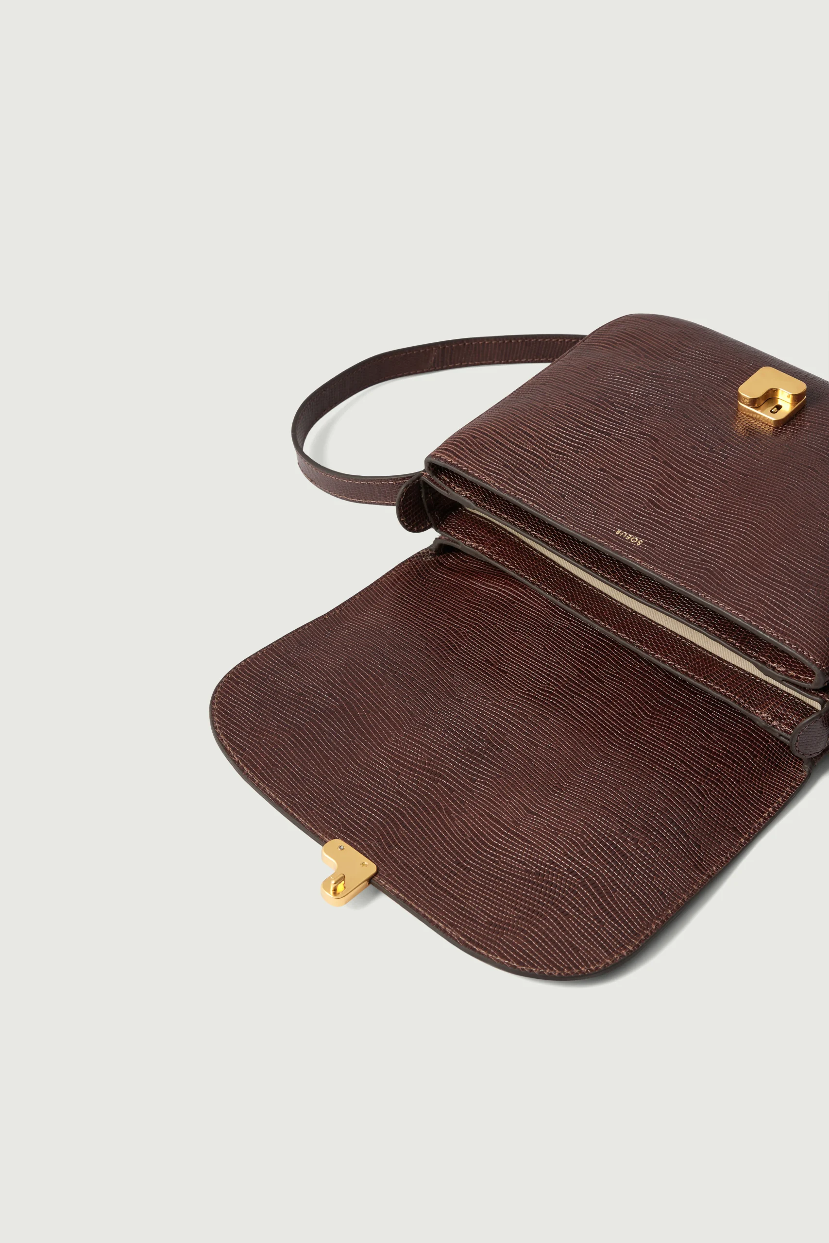 SAC BELLISSIMA MAXI MARRON LÉZARD – Image 5