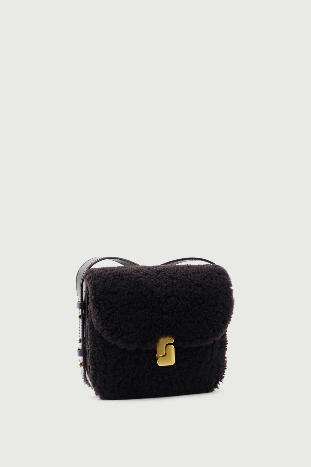 SAC BELLISSIMA MINI MARRON SHEARLING – Image 4