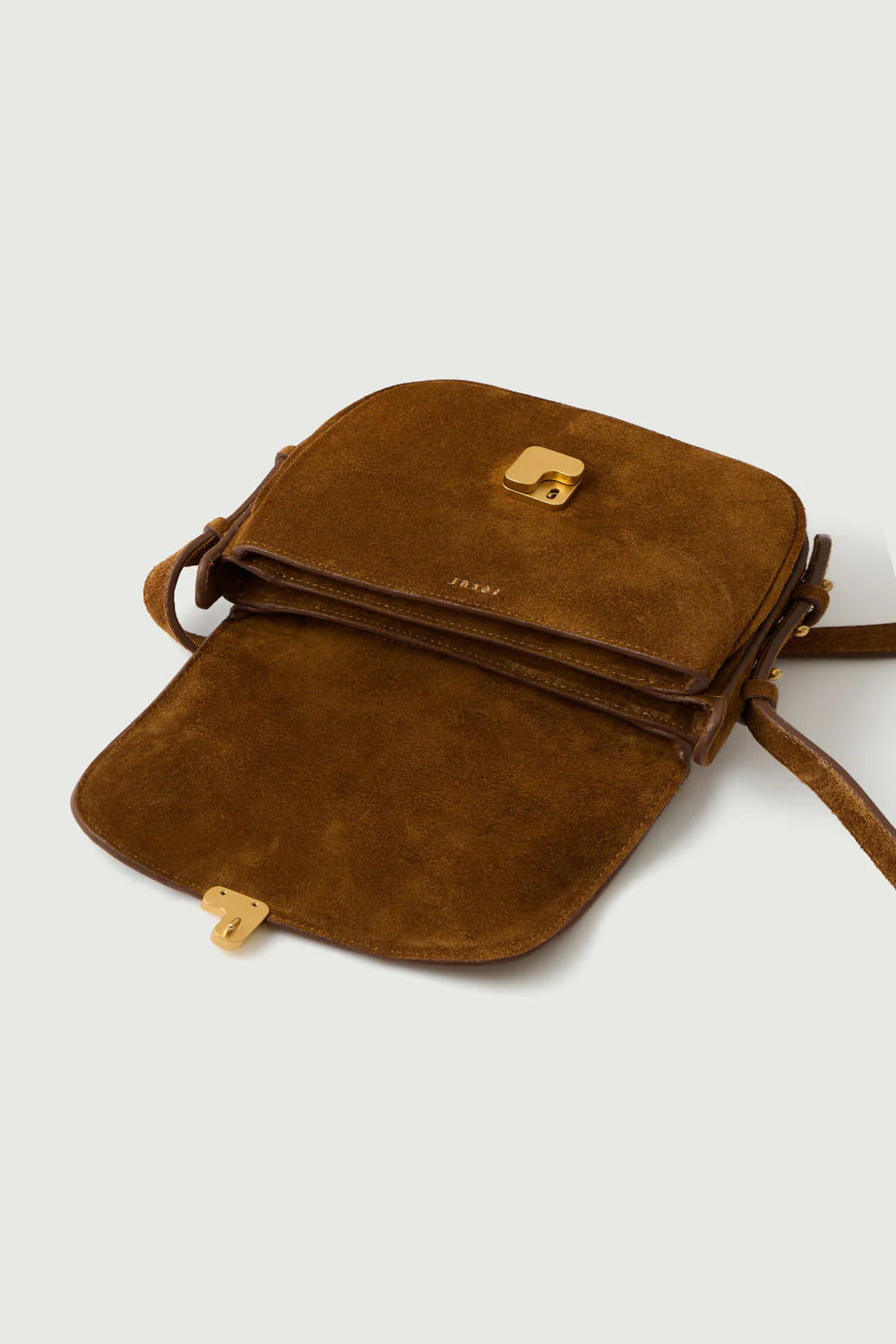 SAC BELLISSIMA MINI MARRON CROÛTE DE CUIR – Image 5