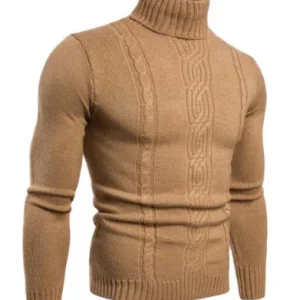 Col roulé en tricot pour hommes | Chaud