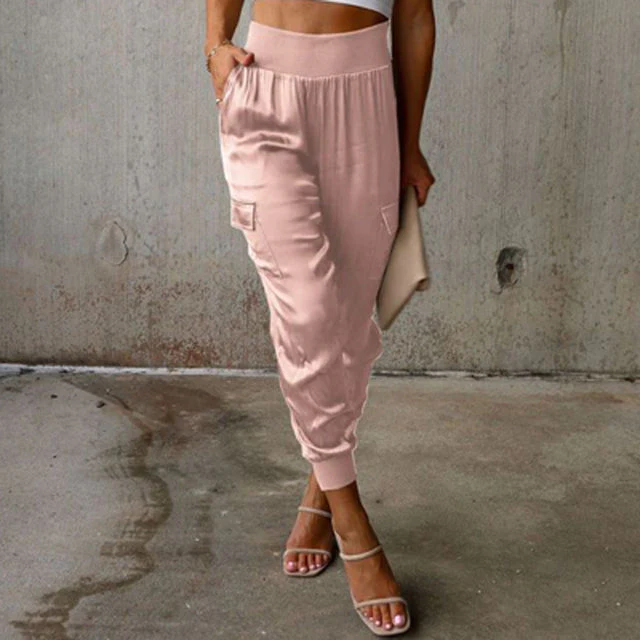 Pantalon satin élégant pour femmes | Cargo – Image 7