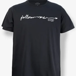 T-Shirt Homme Noir - Follow