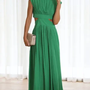 Robe longue élégante et fluide pour femmes | Maxi