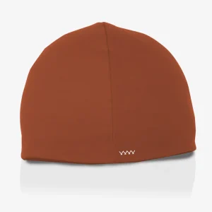 Beanie 100% Mérinos Double Orange-Brulé