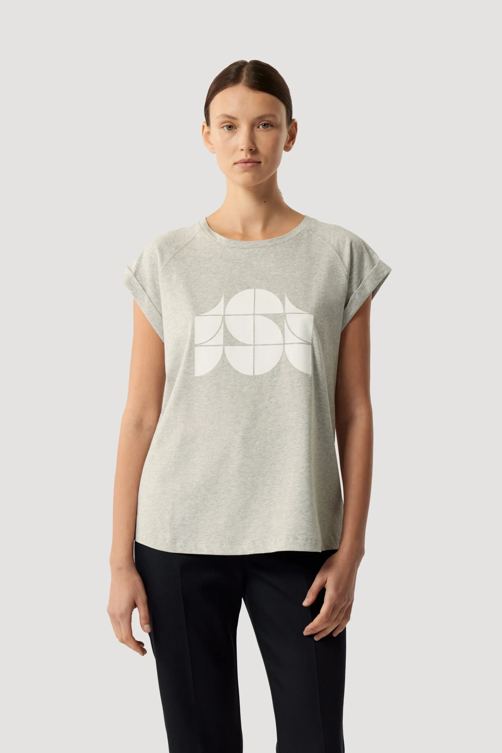 TEE-SHIRT VALENTINA GRIS – Image 2