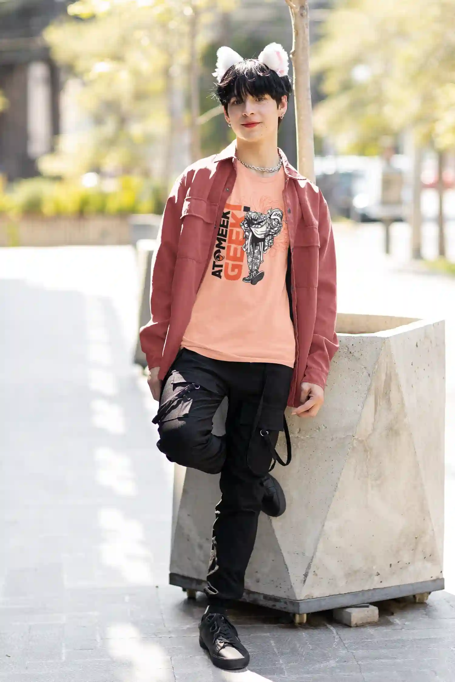 Yokai / Fraîche Pêche - T-shirt Unisexe – Image 4