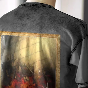 T-SHIRT Oversize Washed HOMME La CONQUÊTE