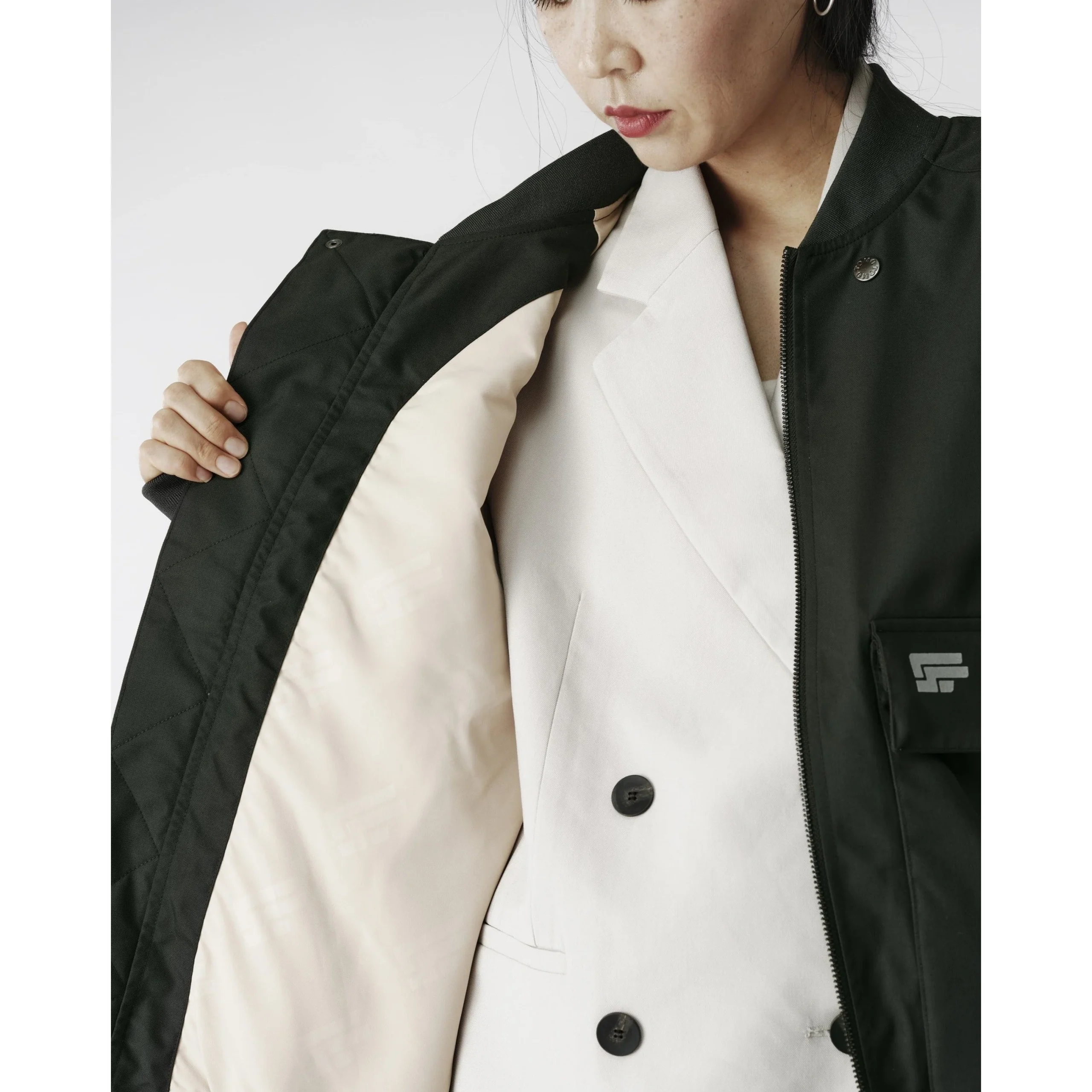 Bomber de protection certifié JIM - Vert bouteille – Image 6