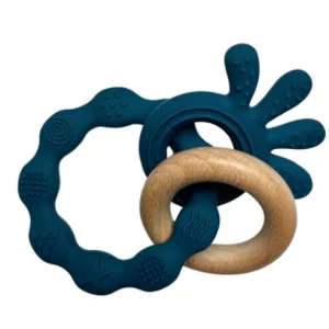 Pekaboo - Jouet de dentition - Bois & Pieuvre