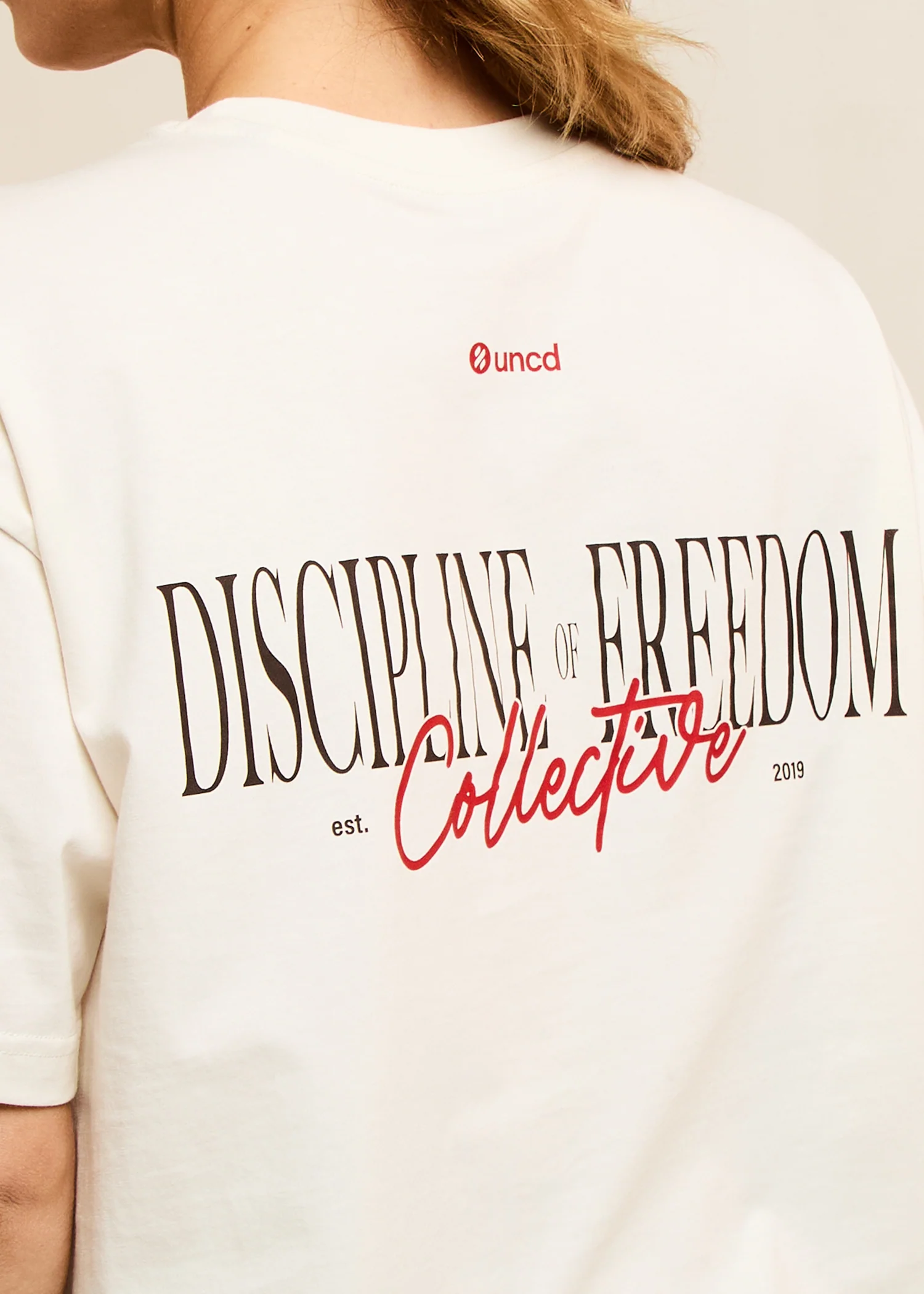 T-shirt Oversize Boxy Oat – Image 3