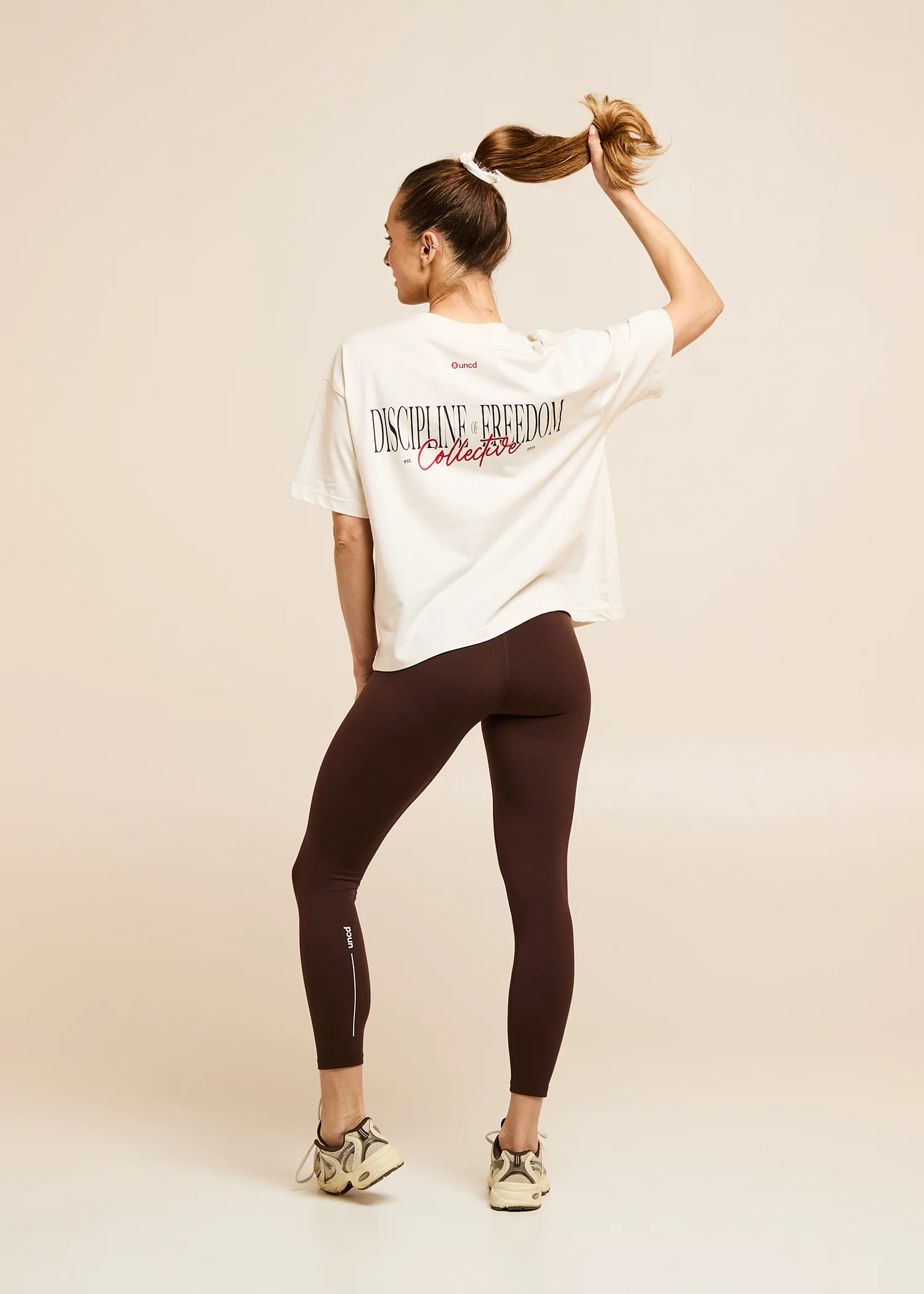 T-shirt Oversize Boxy Oat – Image 4