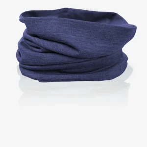 Cache-Cou double 100 % Mérinos Bleu Nuit