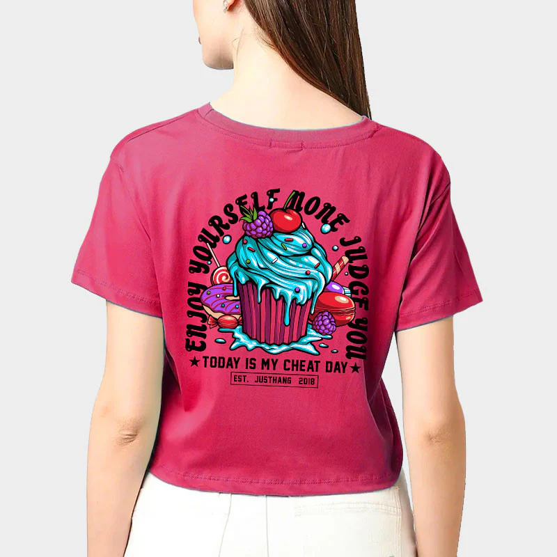 JUST HANG - Crop Top "Cupcake" – Image 2