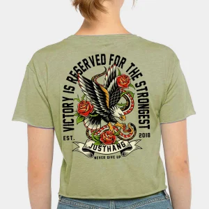 JUST HANG - Crop Top "Eagle Snake"