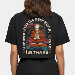 JUST HANG - Crop Top "Positive Thoughts"