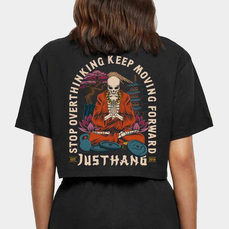 JUST HANG - Crop Top "Positive Thoughts"