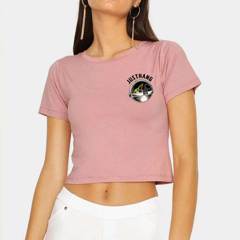 JUST HANG - Crop Top "Pandalorian 2.0" – Image 3