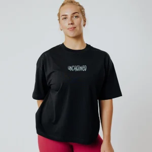 T-SHIRT OVERSIZE FEMME noir