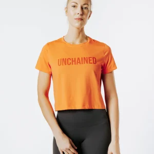 CROP TOP GLIDE tangerine