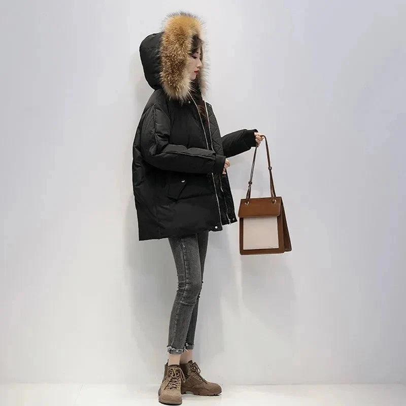 Manteau bouffant à capuche pour femme | Hiver – Image 4