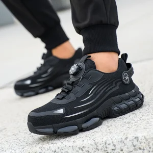 Chaussures de travail durables à embout en acier pour hommes | Confort